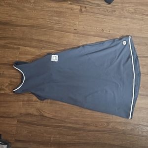 Vuori Slate Blue Athletic Mini Skirt Dress